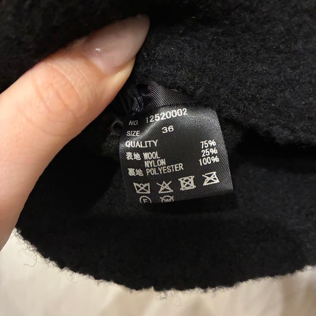 タグ有り TODAYFUL Standcollar Boucle Jacket