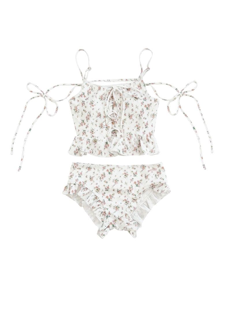 michellmacaron ミシェルマカロン フラワーフリルビキニ