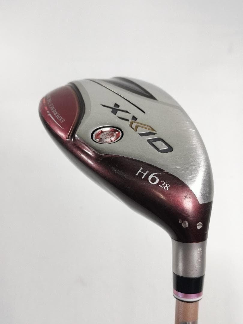 【女性】【L】ゼクシオ12⭐ユーティリティーH6 28°MP1200L ボルドー