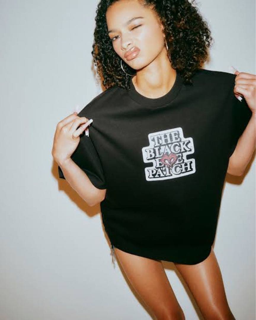 THE BLACK PATCH moussy オーバーサイズTシャツ