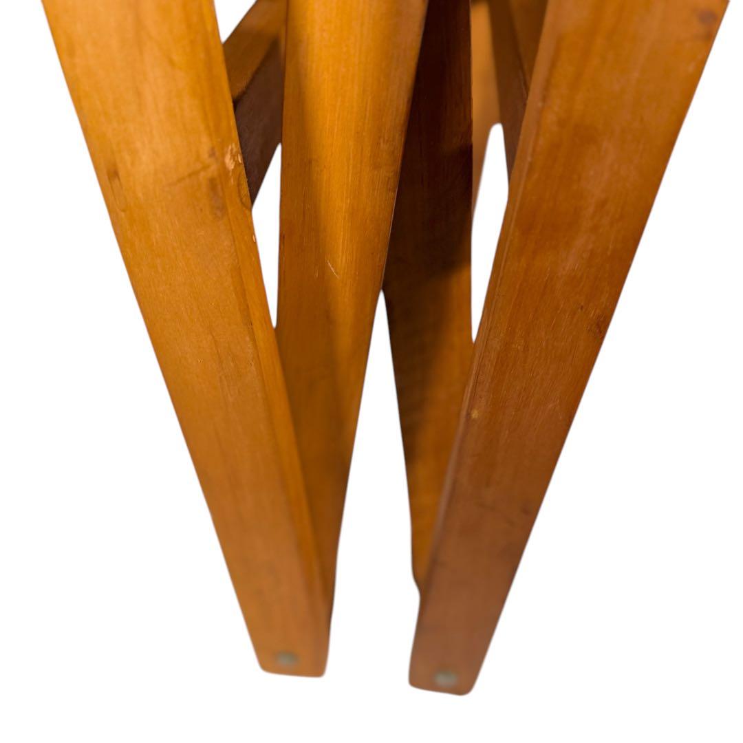 HR631 【廃盤希少品】コールマン　ガーデンウッドフォールチェア　テーブル付