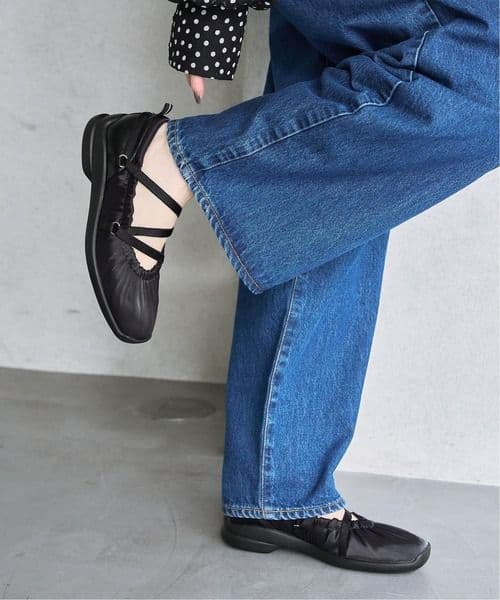 Le Talon ルタロン Lエラスティックスニーカーブラック　追加販売