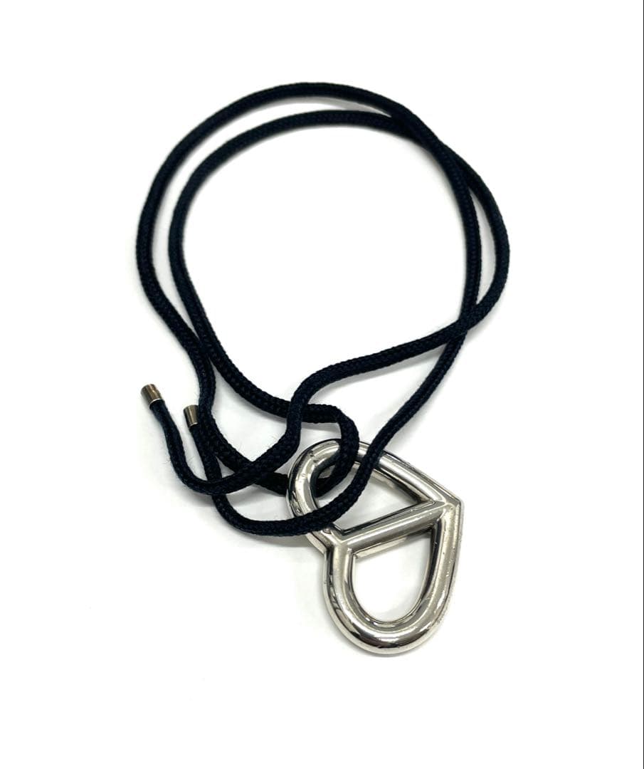 正規品HERMESハートアミュレットネックレス シェーヌダンクル