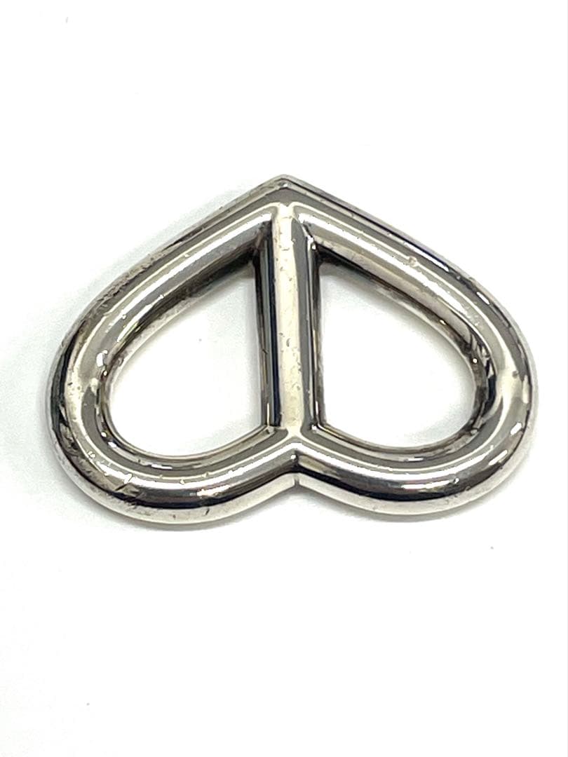 正規品HERMESハートアミュレットネックレス シェーヌダンクル