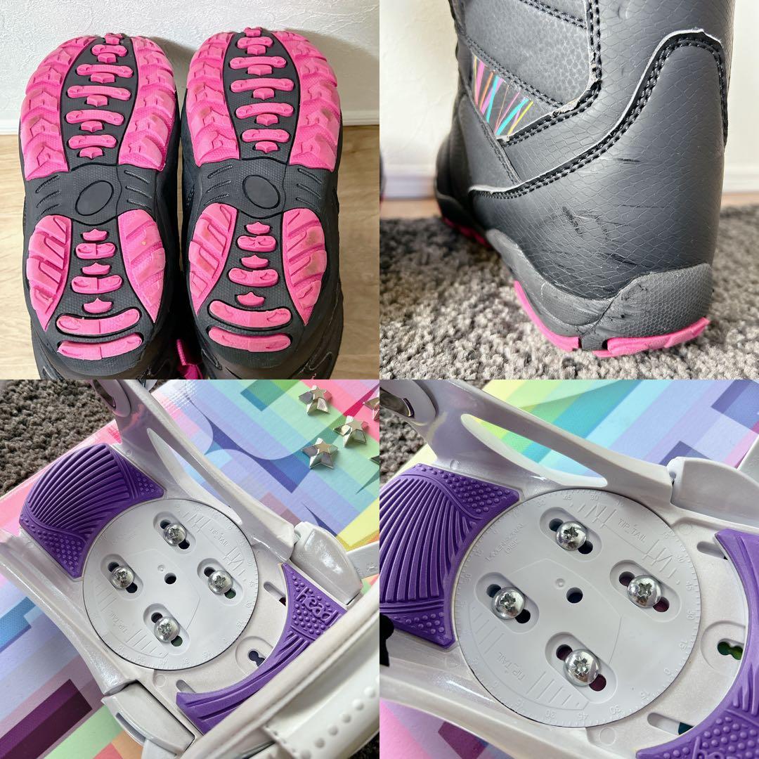 ELAN mirror 138cm スノーボード 3点セット