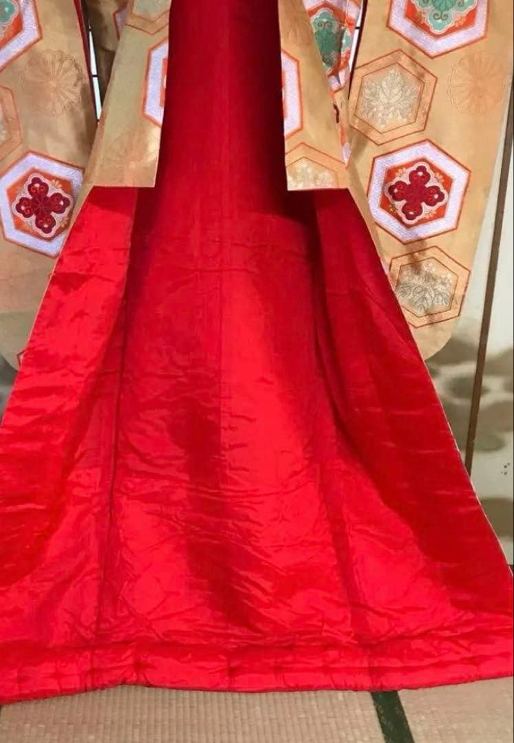 ましゅまろ 和装 ＊花嫁 色打掛 婚礼　亀甲柄