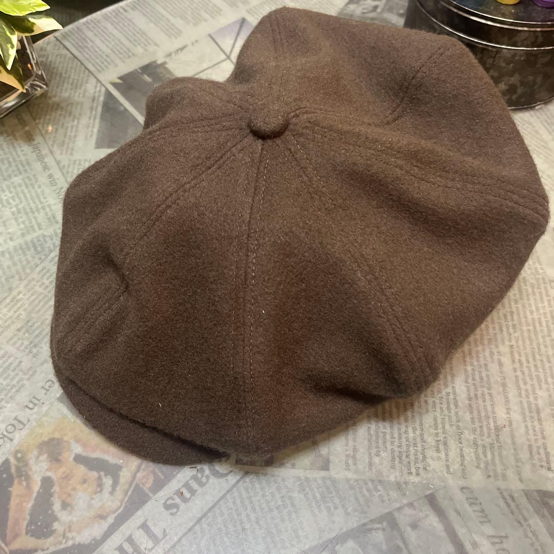 THE H.W.DOG&CO キャスケット　ウール　ブラウン　pkcap