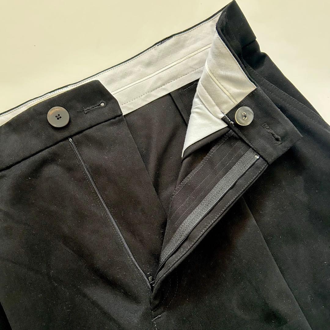 STUDIO NICHOLSON ブラック ワイドパンツ S