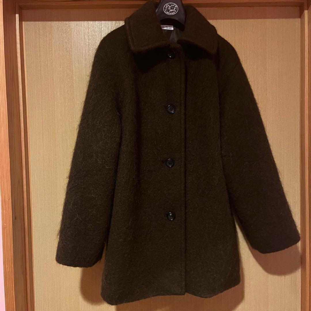 エディットフォールル　シャギーコート　ブラウン