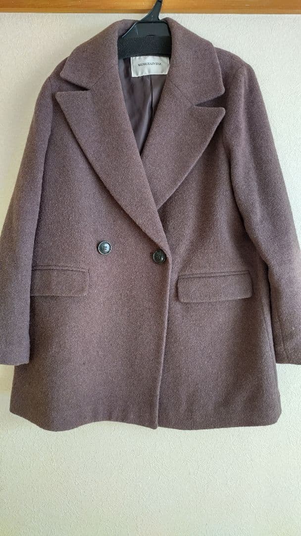 ダブルブレスト ハーフコート