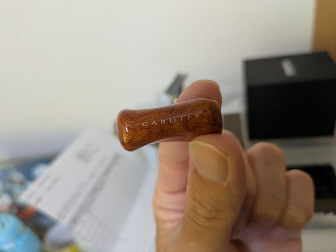 わたらせ樹脂工房　シマノ花梨ハンドルノブ