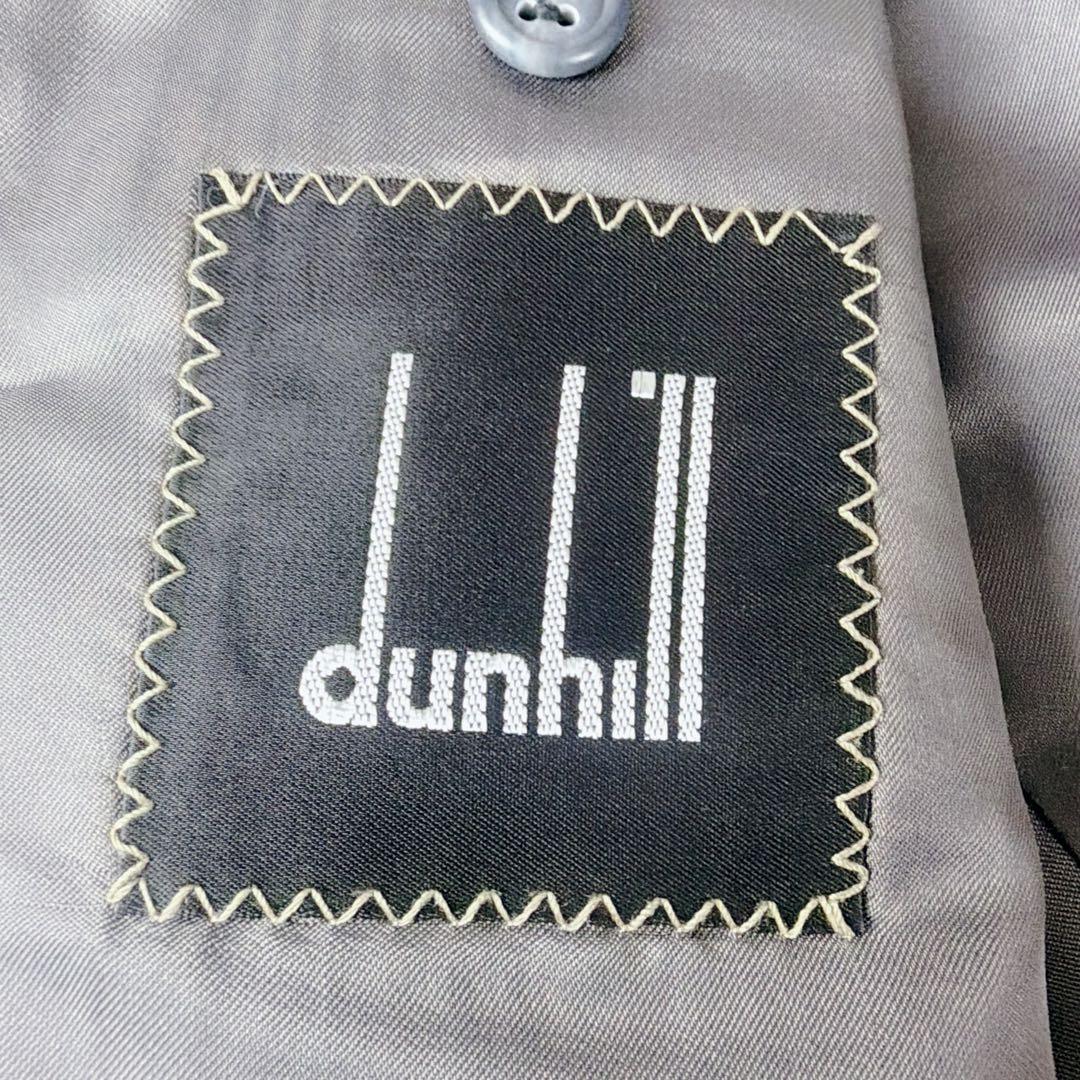 現行 極美品 dunhill カシミヤ混 テーラード ジャケット チェック XL