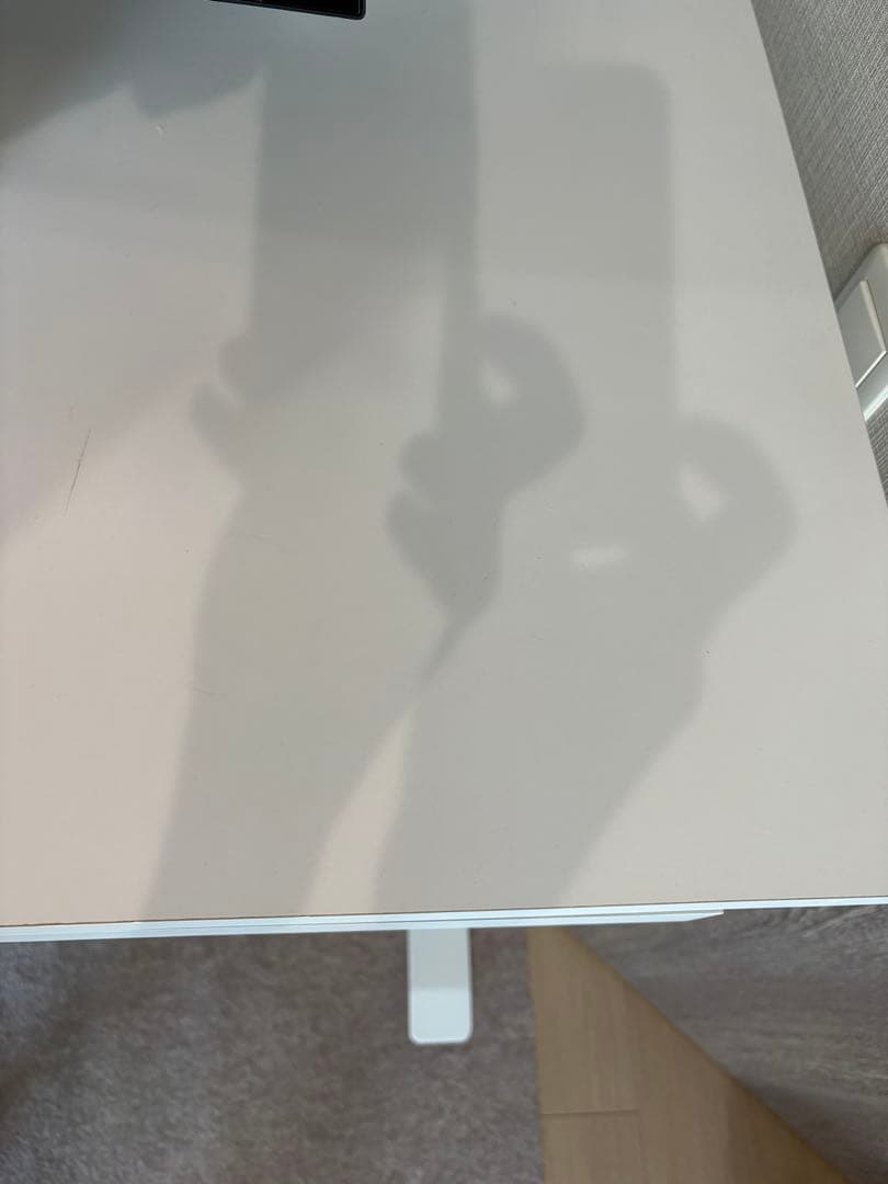 Flexispot E7 pro 昇降式ホワイトデスク 引き出し付き