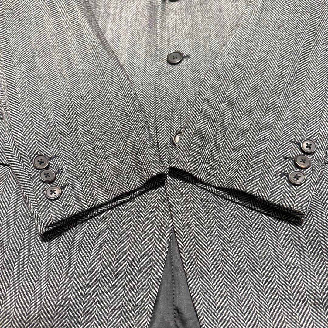 GUCCI グッチ シングル テーラードジャケット ヘリンボーン イタリア製 L