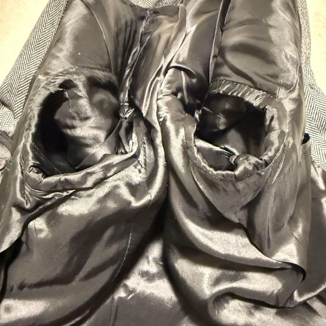 GUCCI グッチ シングル テーラードジャケット ヘリンボーン イタリア製 L