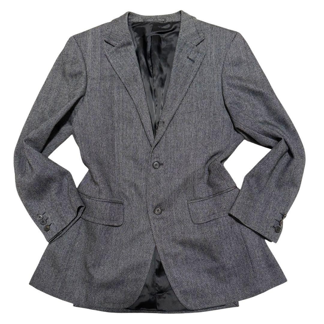 GUCCI グッチ シングル テーラードジャケット ヘリンボーン イタリア製 L