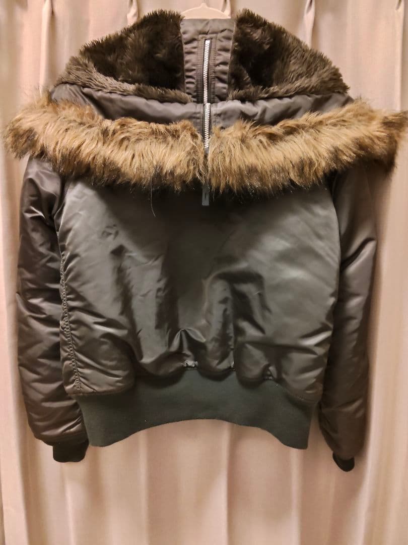 アルファインダストリーズ　N2-B　ファー付　ミリタリージャケット　XL