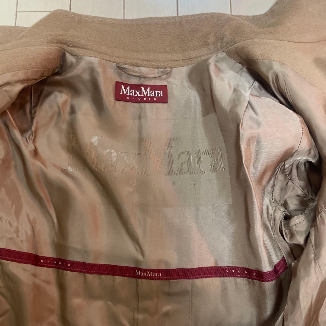 ☆美品☆MaxMara マックスマーラスタジオ　スタンドカラーコート　40