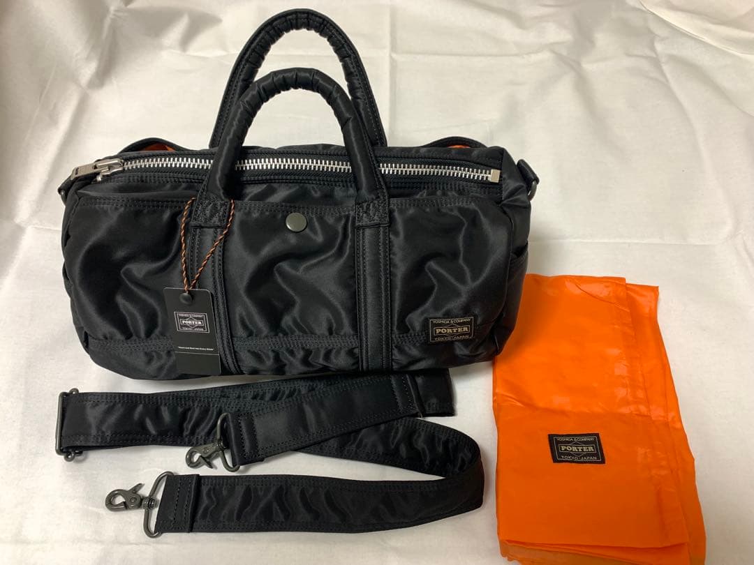 【美品】POTERポーター 最新TANKER ロールバッグ 2wayドラムバッグ