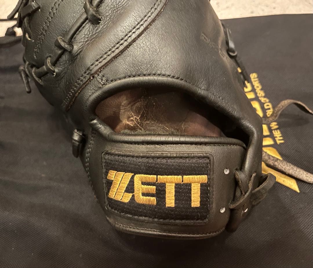 【希少旧ラベル】ZETT プロステータス 左利き 軟式グローブ ファーストミット