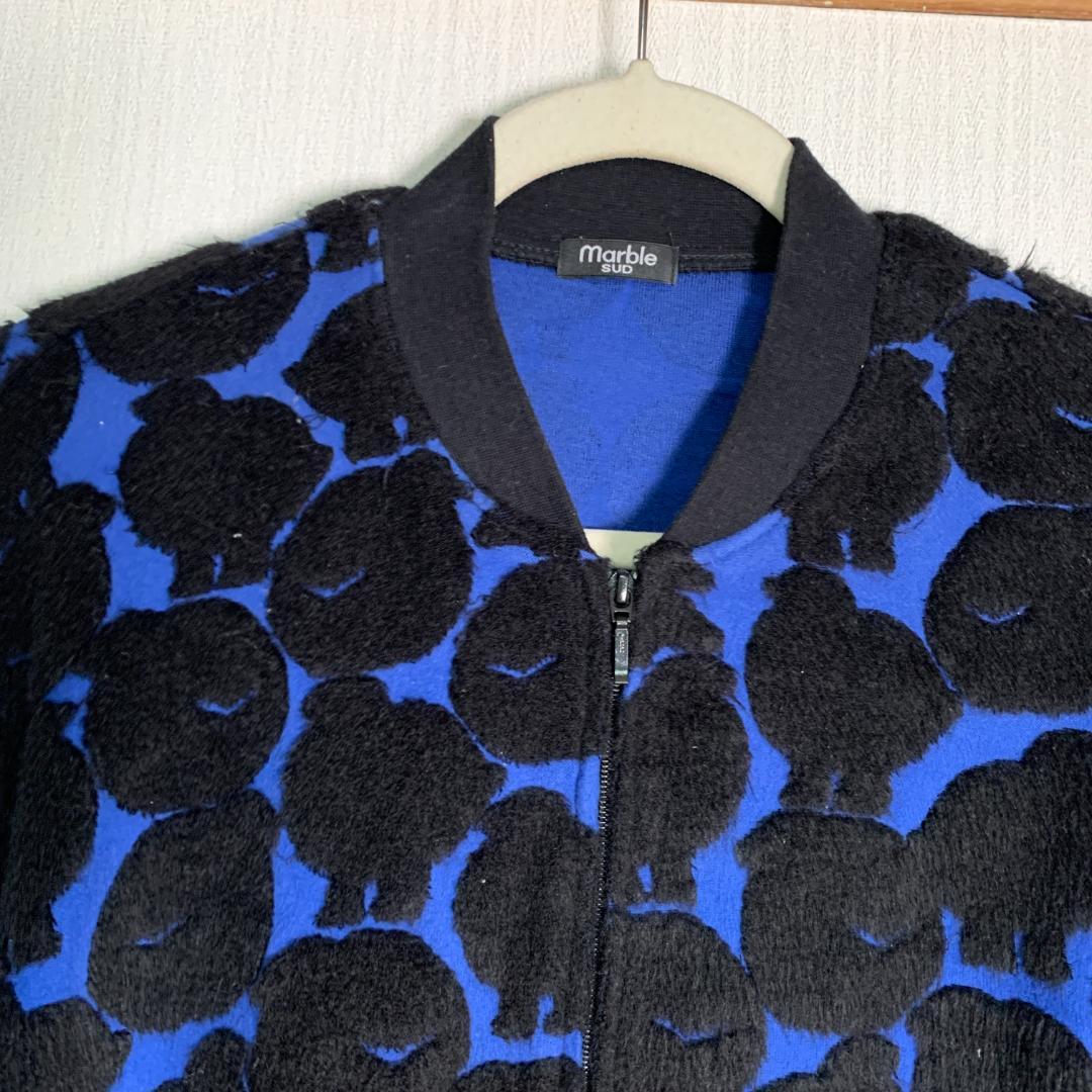 マーブルシュッド marble SUD ★ ライチョウ ジャガード ジップアップ