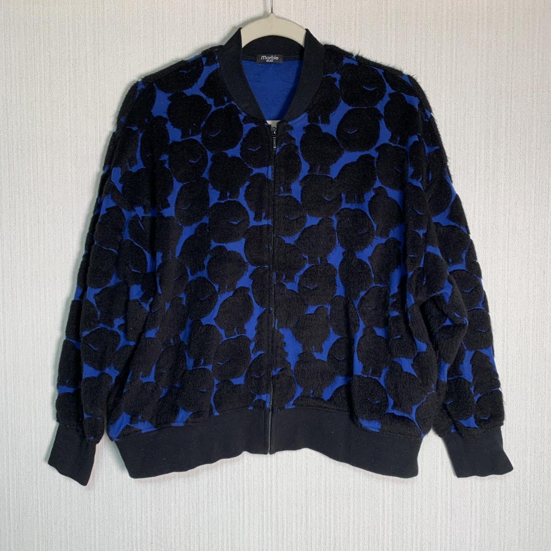 マーブルシュッド marble SUD ★ ライチョウ ジャガード ジップアップ
