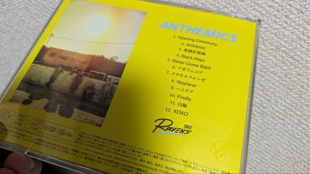 サイン盤　The Ravens ANTHEMICS 初回限定DVDつき