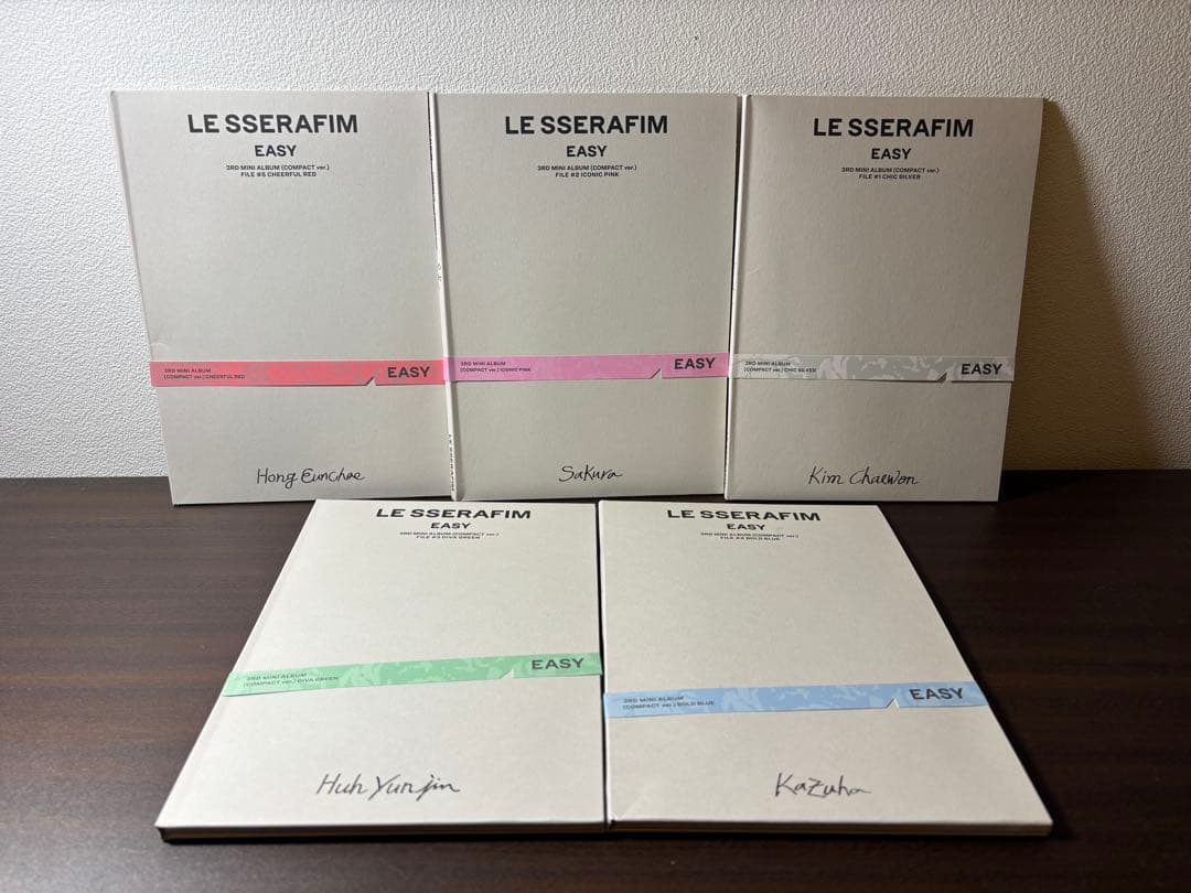 LE SSERAFIM 引退品　トレカ　アルバム　DICON シーグリ　うちわ