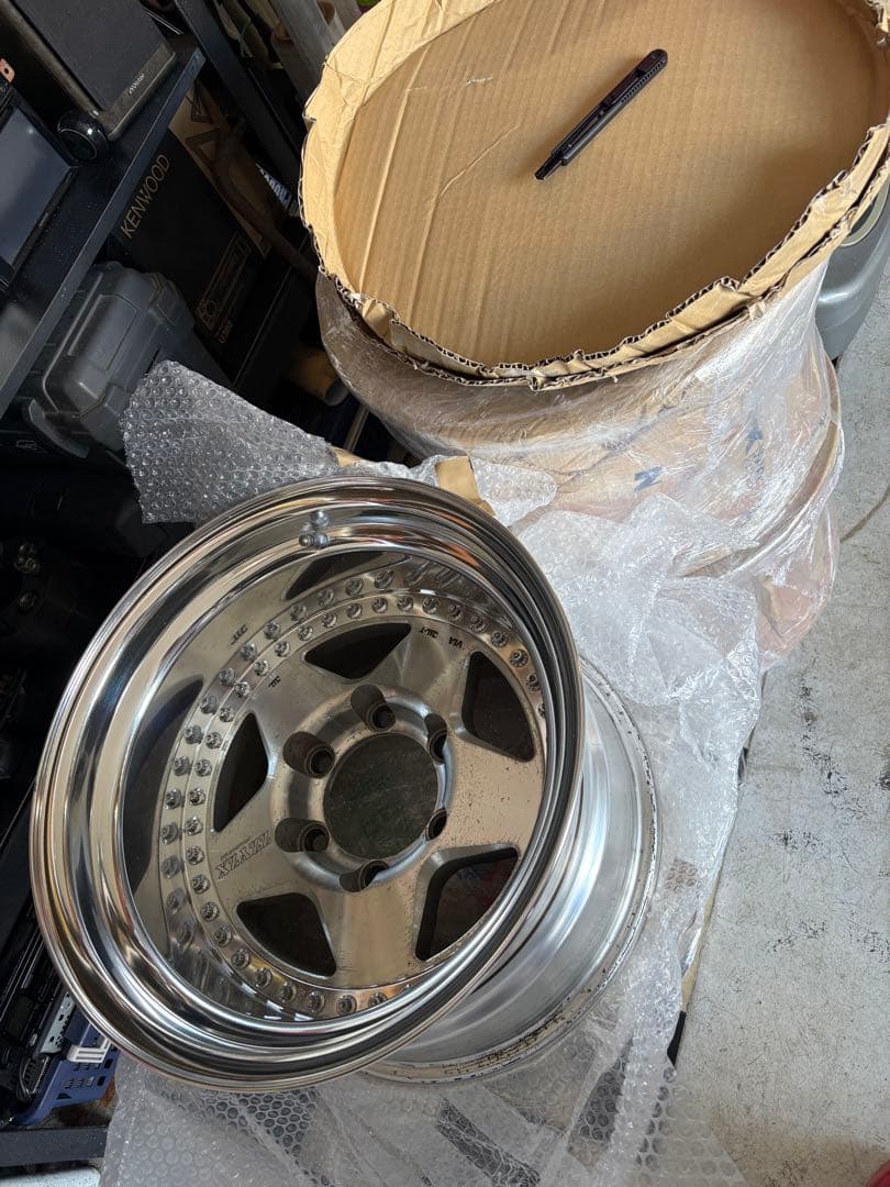 ラグナ　16インチ アルミ 5スポークホイール　深リム　ランクル　バケツリム