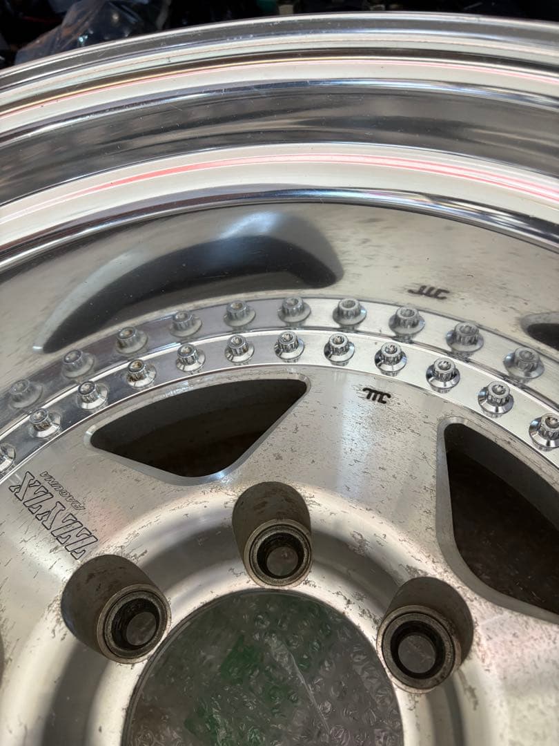 ラグナ　16インチ アルミ 5スポークホイール　深リム　ランクル　バケツリム