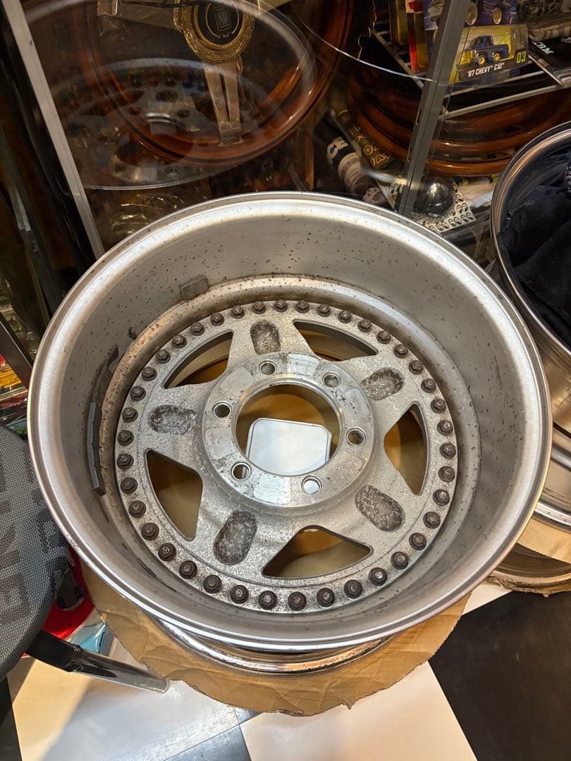 ラグナ　16インチ アルミ 5スポークホイール　深リム　ランクル　バケツリム