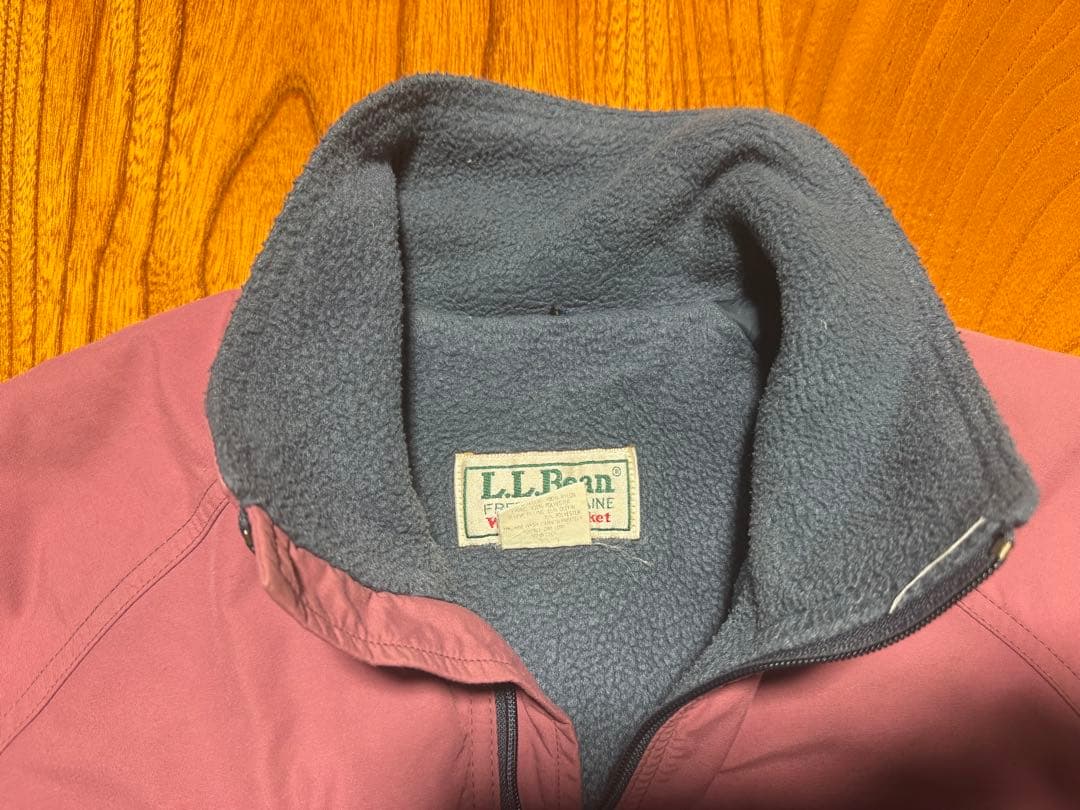 美品 80s L.L.Bean ウォームアップ ジャケット くすみ ピンク S