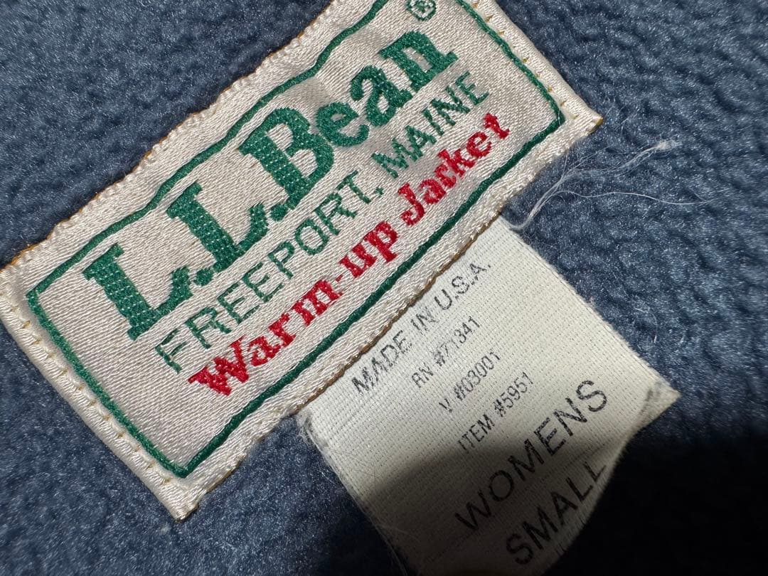 美品 80s L.L.Bean ウォームアップ ジャケット くすみ ピンク S