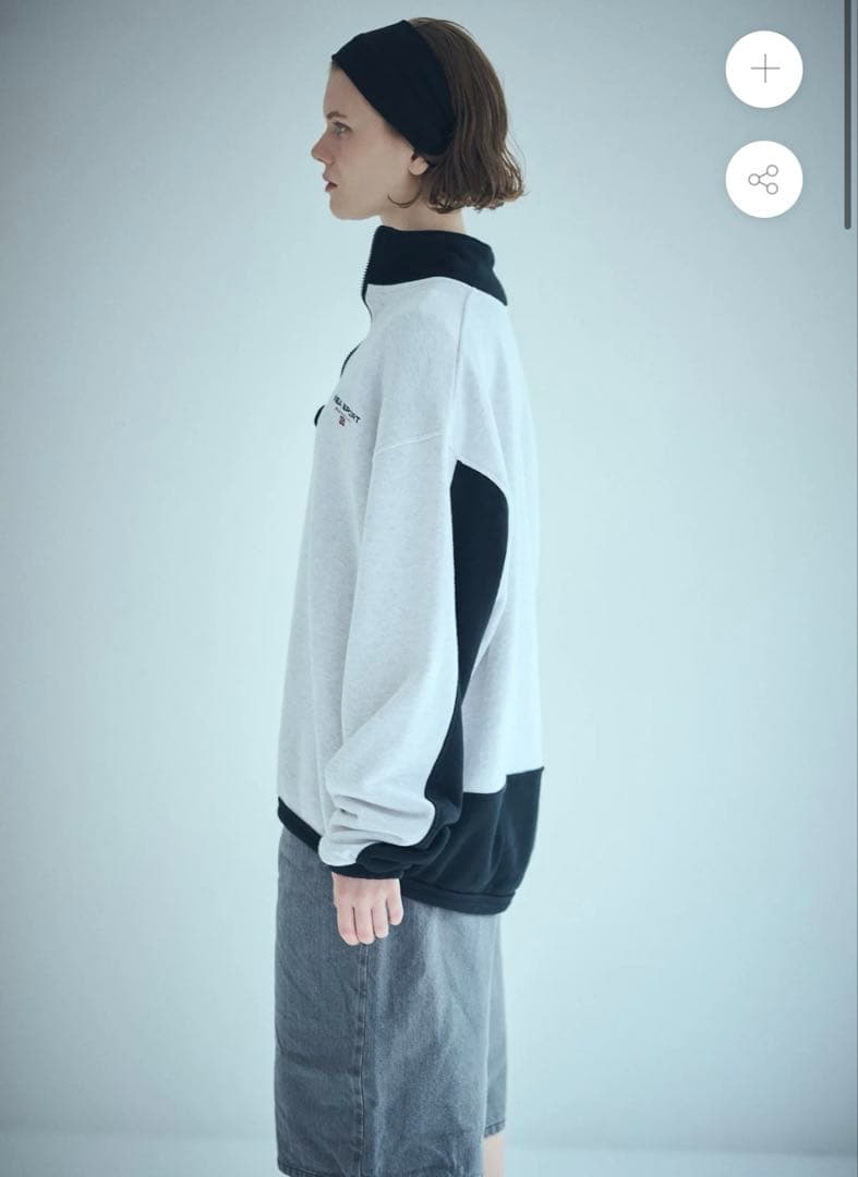 新品　SEA SPORTS BICOLOR HALF-ZIP PULLOVER