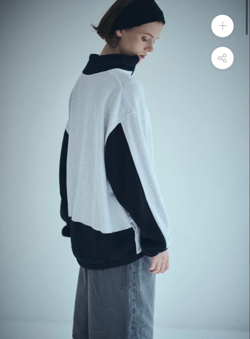 新品　SEA SPORTS BICOLOR HALF-ZIP PULLOVER