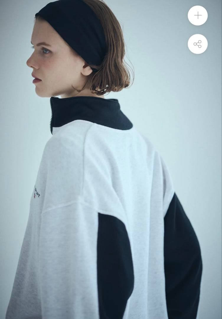 新品　SEA SPORTS BICOLOR HALF-ZIP PULLOVER