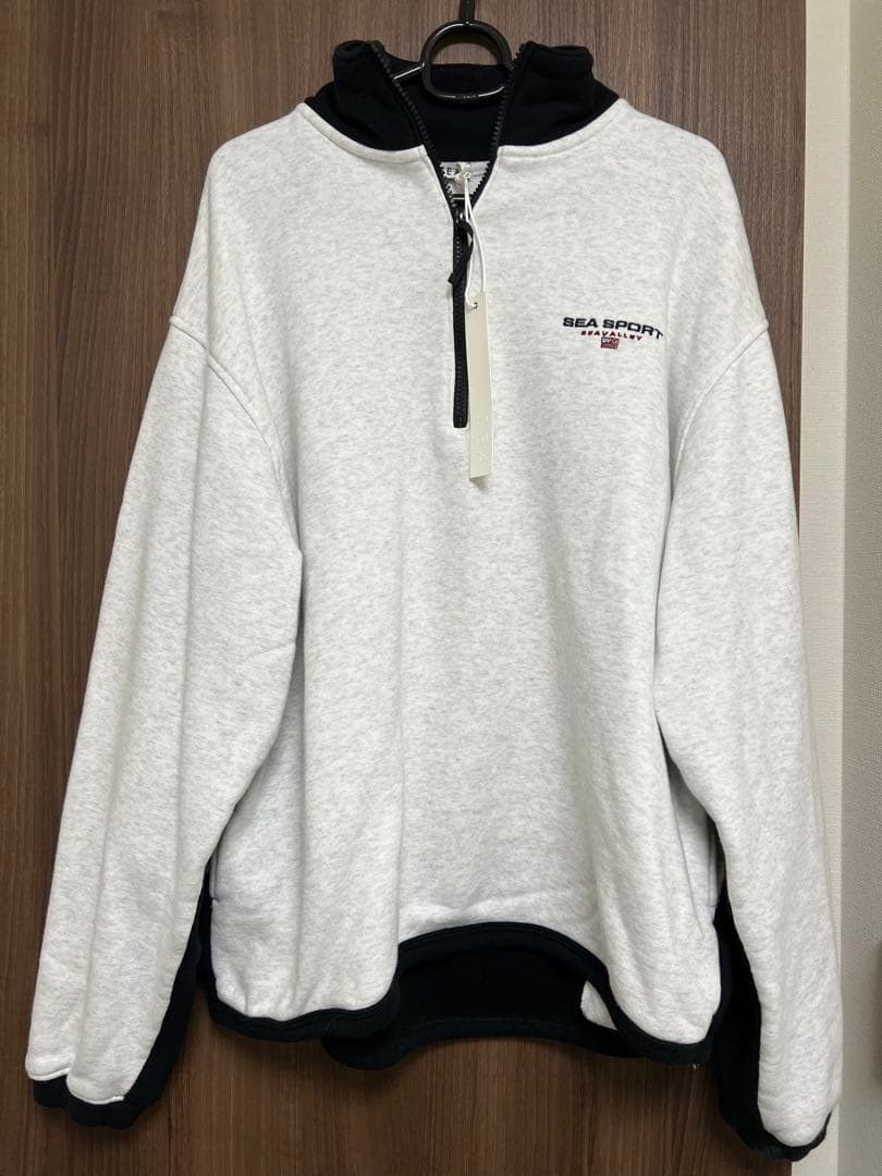 新品　SEA SPORTS BICOLOR HALF-ZIP PULLOVER