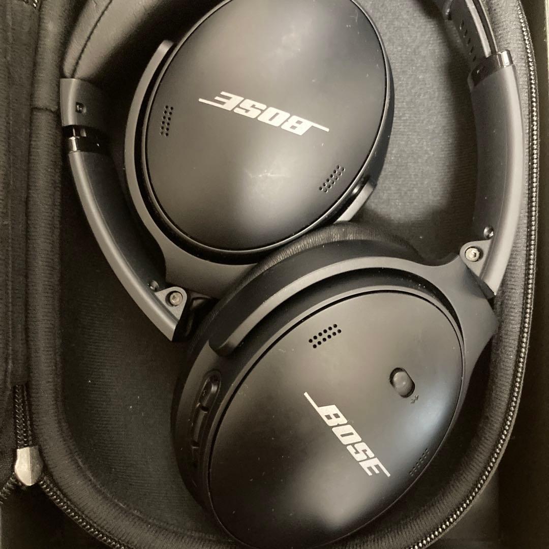 バッテリー交換済 Bose ワイヤレスヘッドホン ブラック QC45