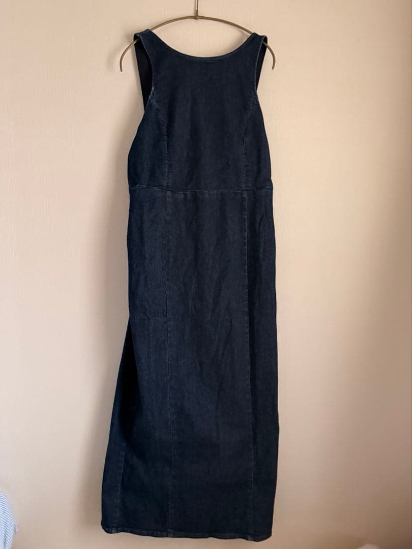 ロンハーマン　デニムエプロンドレス
