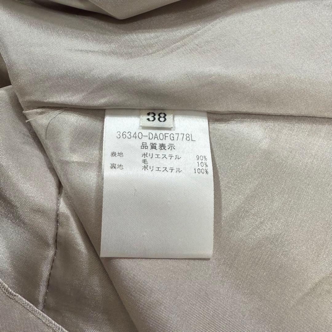 美品✨フォクシー デイジーリン プリーツワンピースドレス 洗える グレー 38