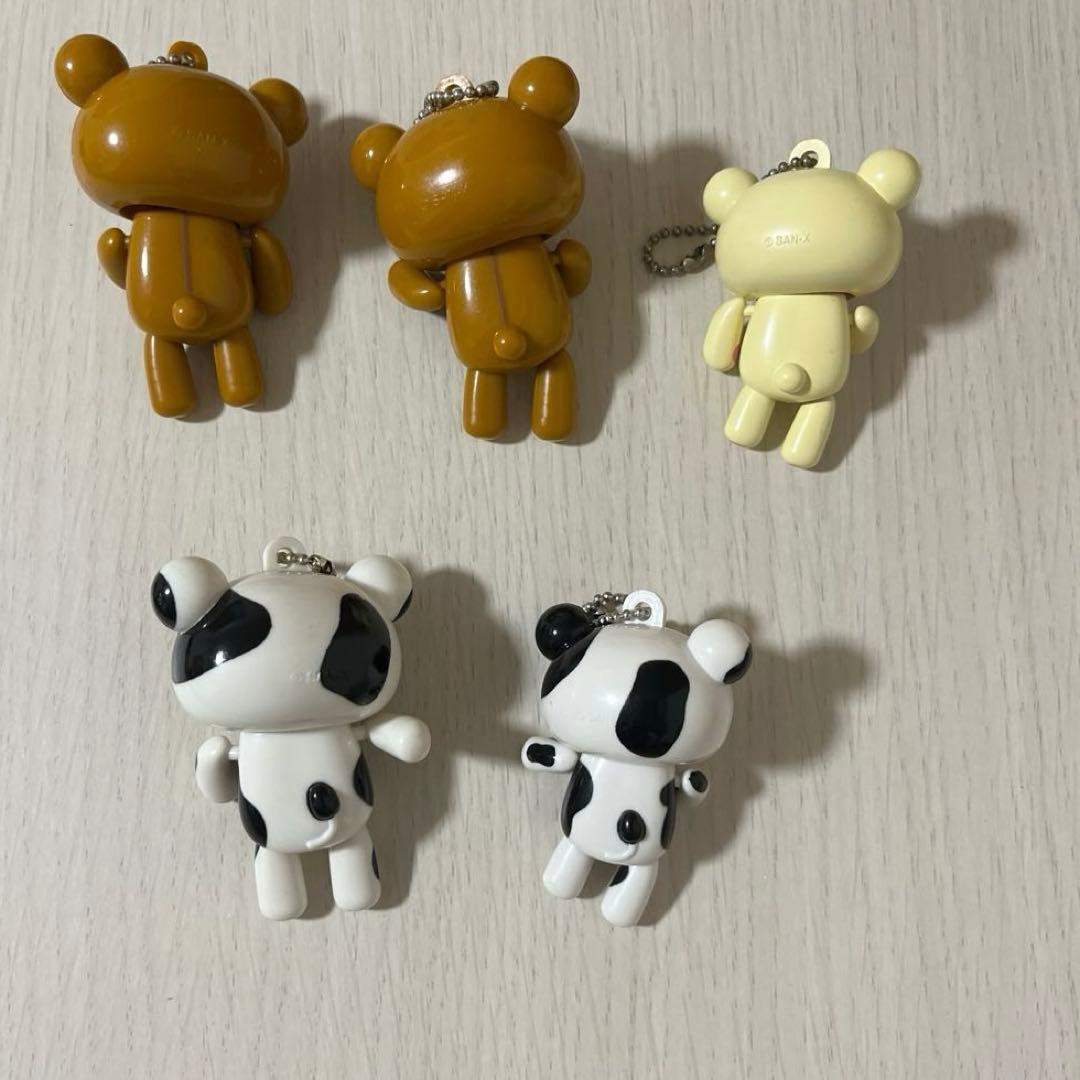 希少リラックマ ブラブラリラックマクローバー＆うし5個セット