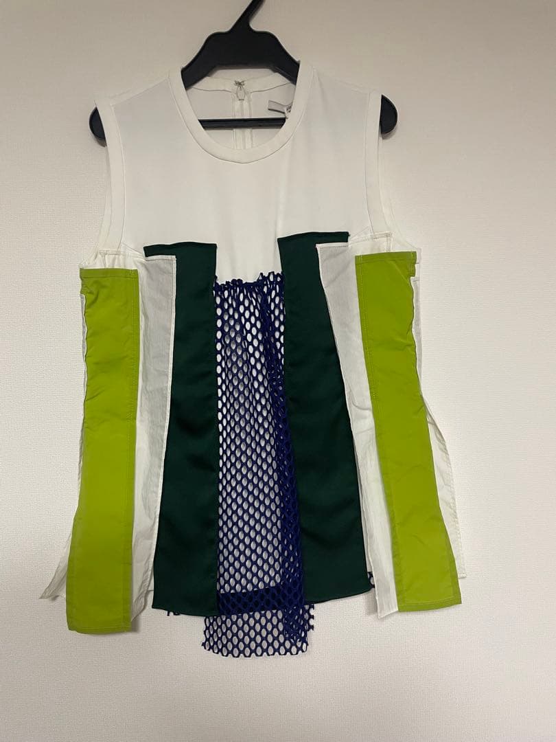 ファブリックミックスタンクトップ