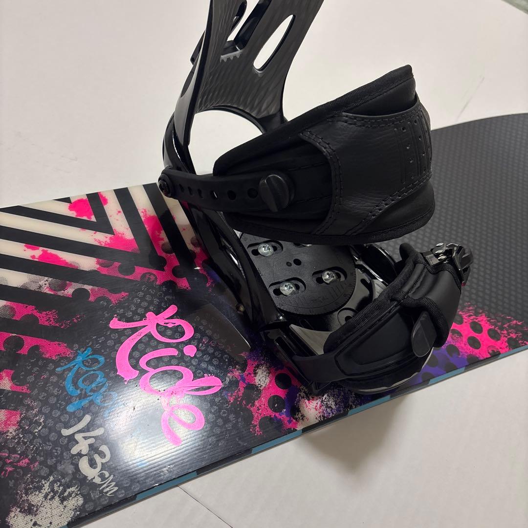 Ride Rapture 143cm head ビィンディングサイズSセット