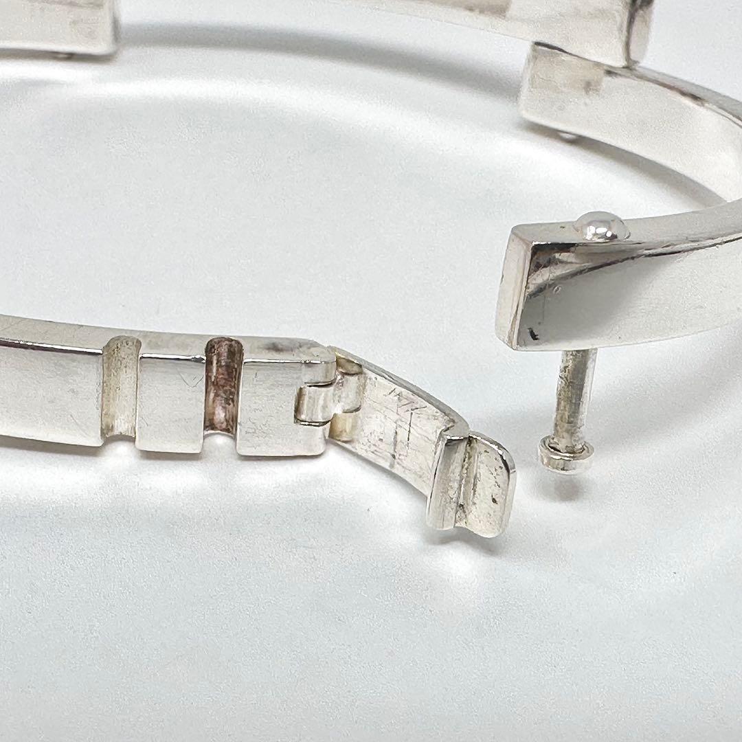 GUCCI グッチ　バー　リンク　シルバーブレスレット　バングル　925