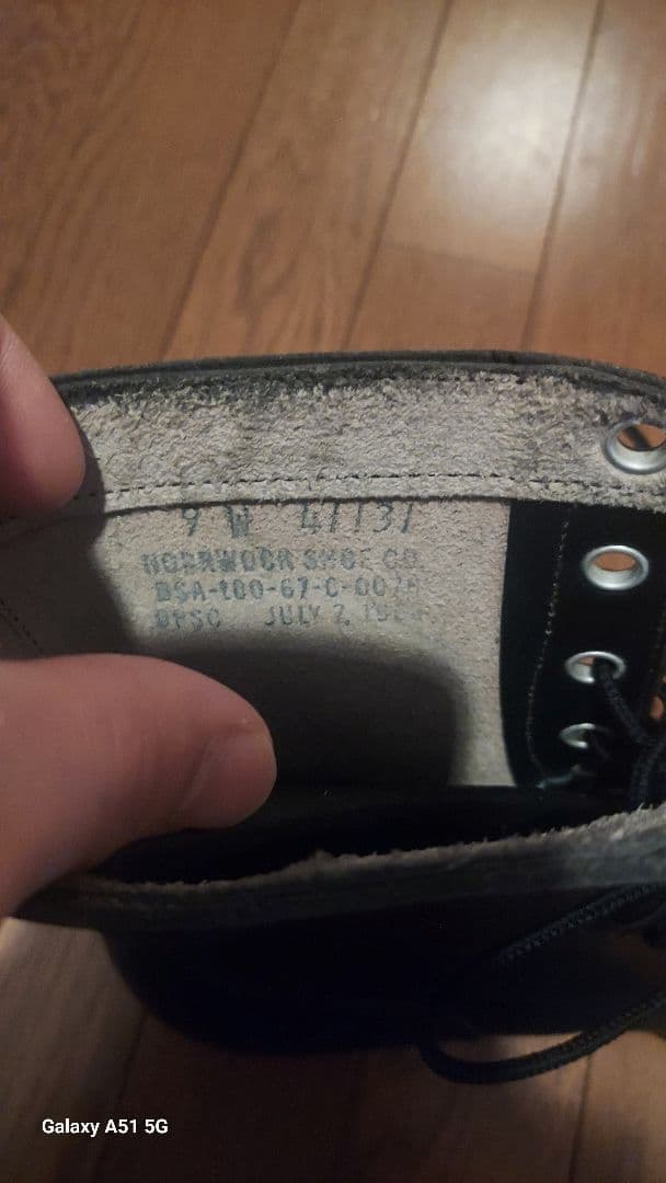 67年製 米軍 ベトナム戦争 海兵隊 レザーコンバットブーツ デッドストック