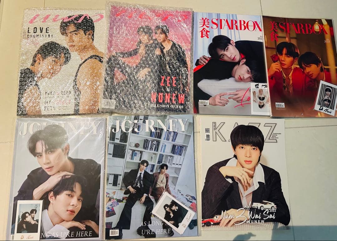 ZeeNunew タイ+中国雑誌セット13冊