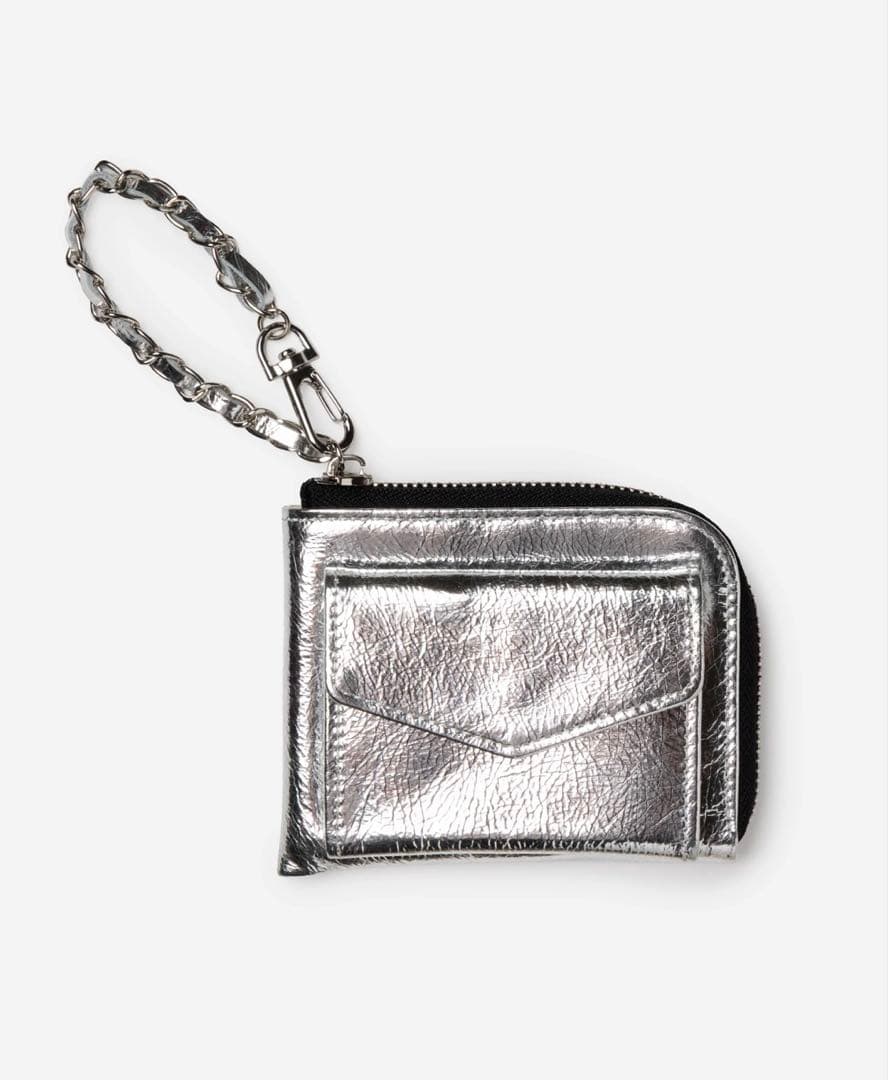 MBハイエンドレザー ミニマルウォレット　シルバー