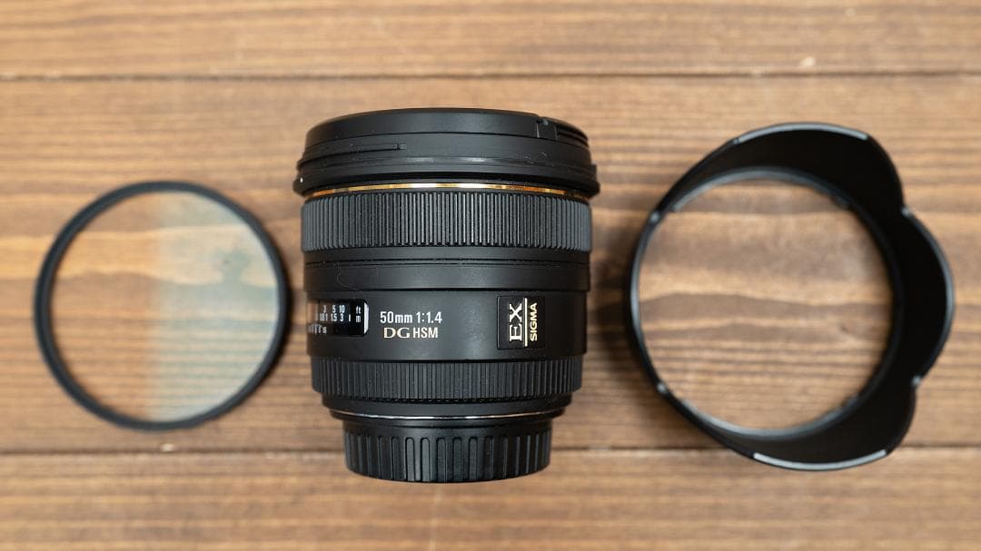 SIGMA 50mm f/1.4 EX DG HSM Canon ef おまけ付