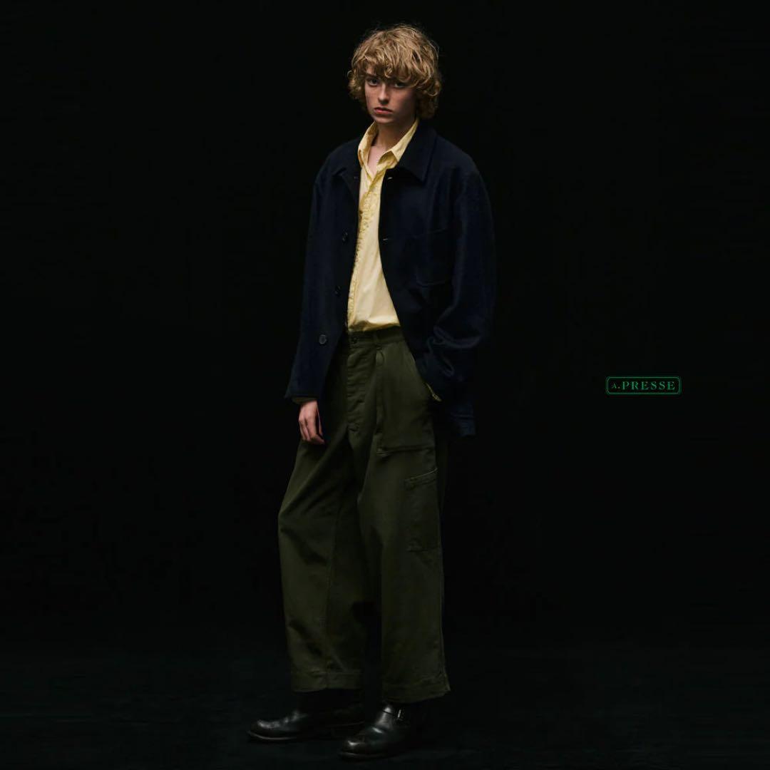 お*ん様 A.PRESSE Cashmere Light Flannel Jac