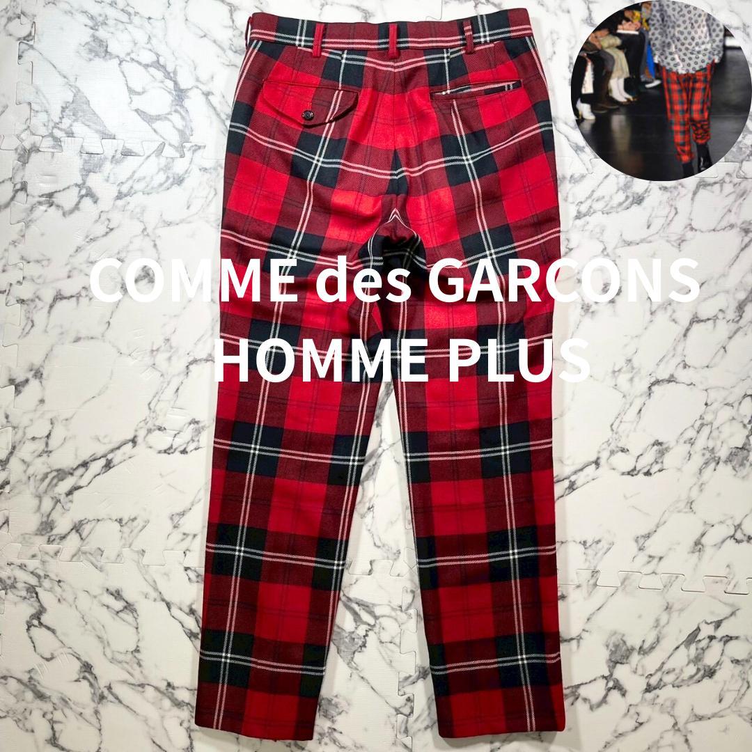 ✨08AW✨COMME des GARCONS HOMME PLUS 赤チェック